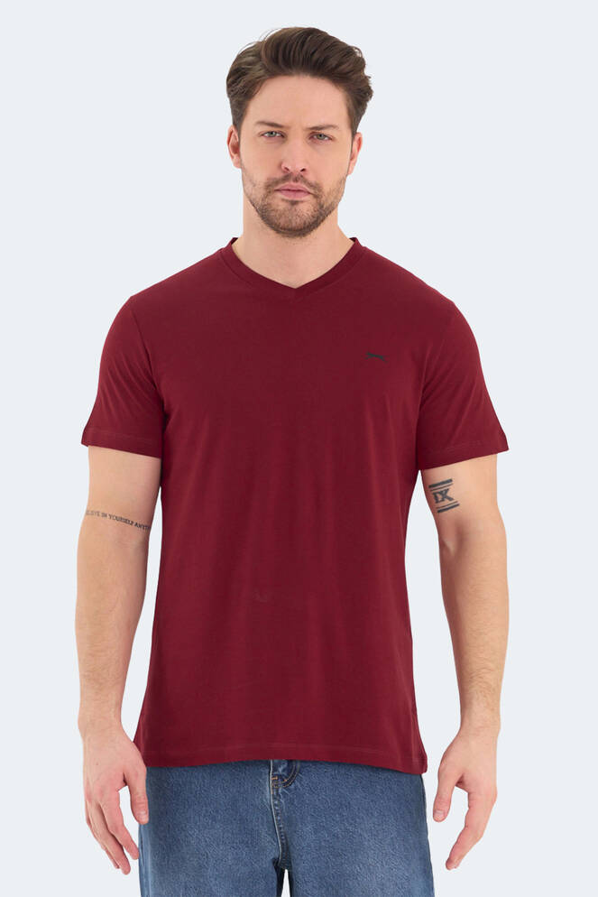 Slazenger RIVALDO Men's T-Shirt Burgundy