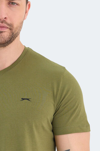 Slazenger RIVALDO Men's T-Shirt Khaki - Thumbnail