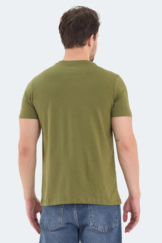 Slazenger RIVALDO Men's T-Shirt Khaki - Thumbnail