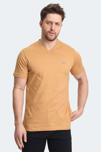 Slazenger RIVALDO Men's T-Shirt Mustard - Thumbnail