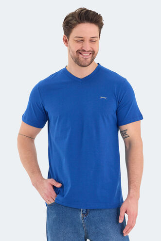 Slazenger RIVALDO Men's T-Shirt Royal Blue - Thumbnail