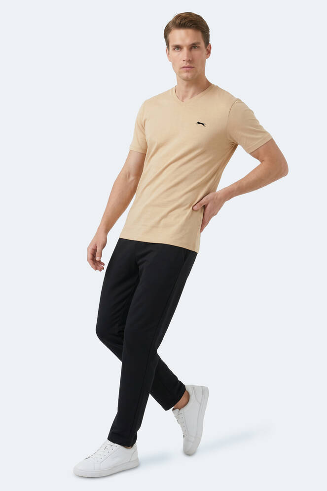 Slazenger RIVALDO T Erkek Bej Tişört