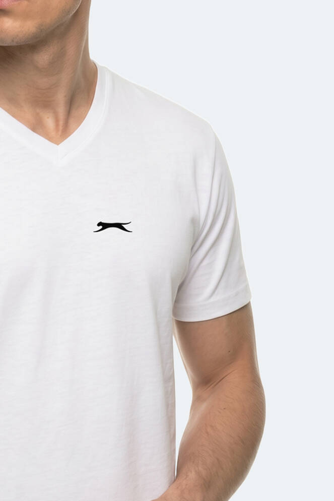 Slazenger RIVALDO T Erkek Beyaz Tişört