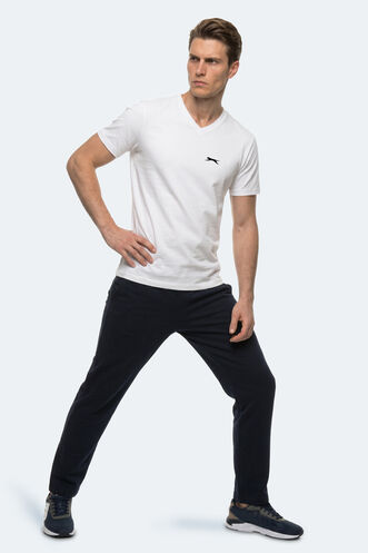 Slazenger RIVALDO T Erkek Beyaz Tişört - Thumbnail