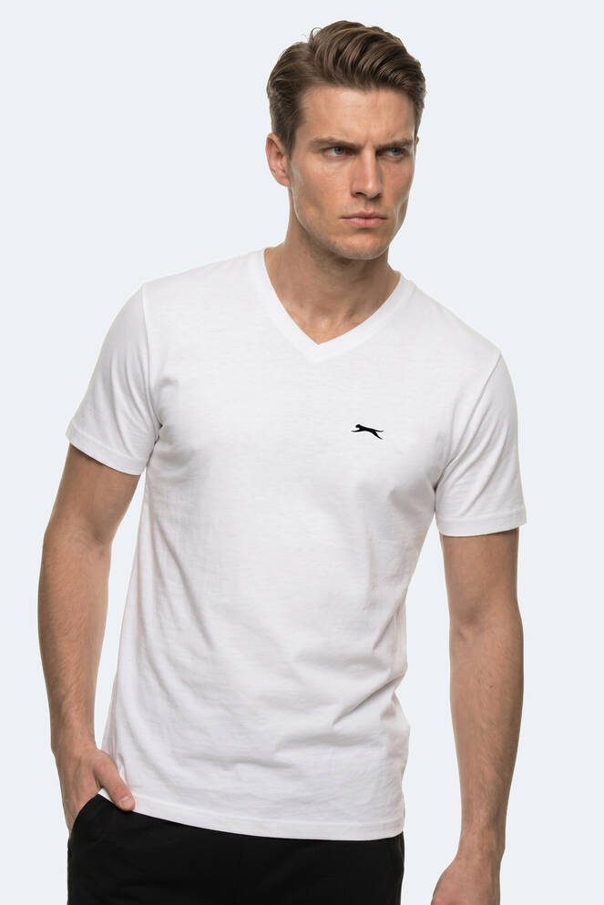 Slazenger RIVALDO T Erkek Beyaz Tişört