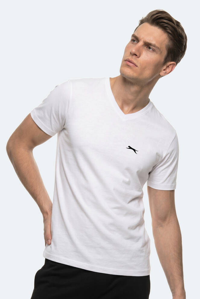 Slazenger RIVALDO T Erkek Beyaz Tişört