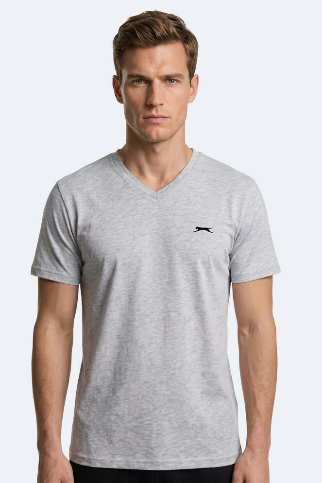 Slazenger RIVALDO T Erkek Gri Tişört