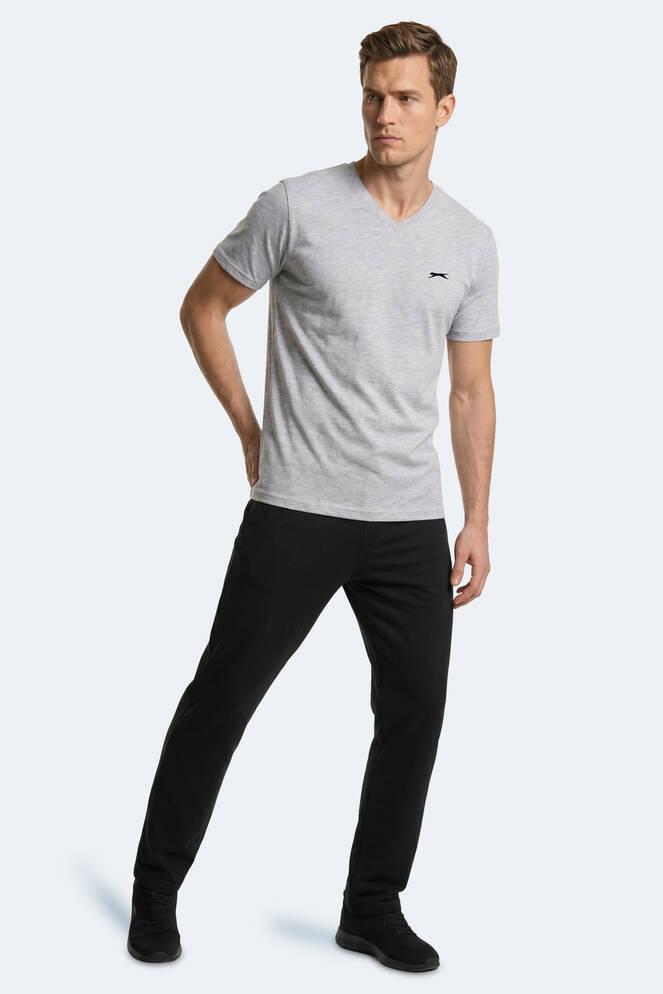 Slazenger RIVALDO T Erkek Gri Tişört