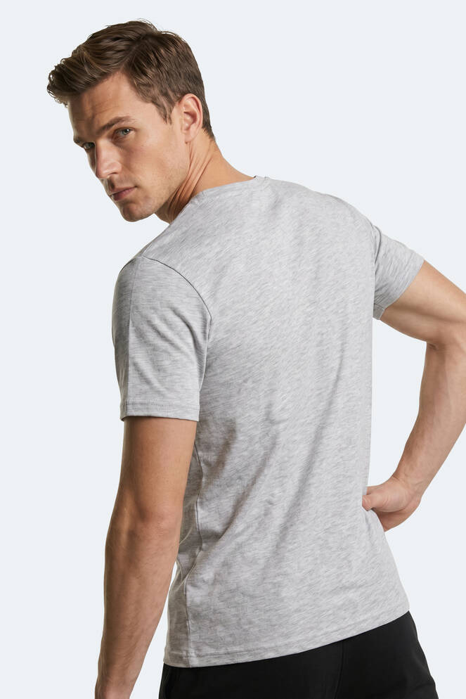Slazenger RIVALDO T Erkek Gri Tişört