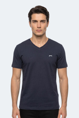 Slazenger - Slazenger RIVALDO T Erkek Lacivert Tişört