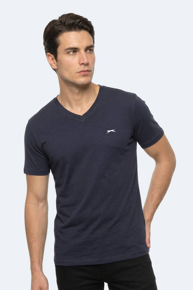 Slazenger RIVALDO T Erkek Lacivert Tişört