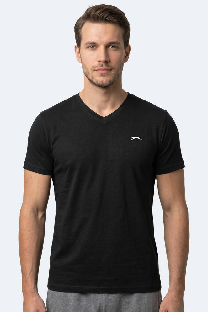 Slazenger RIVALDO T Erkek Siyah Tişört