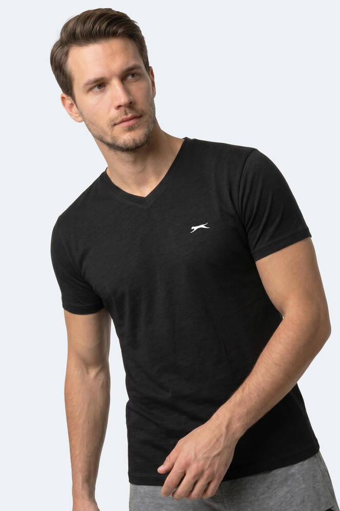 Slazenger RIVALDO T Erkek Siyah Tişört