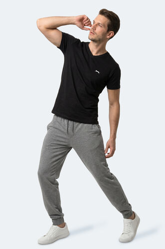Slazenger RIVALDO T Erkek Siyah Tişört - Thumbnail