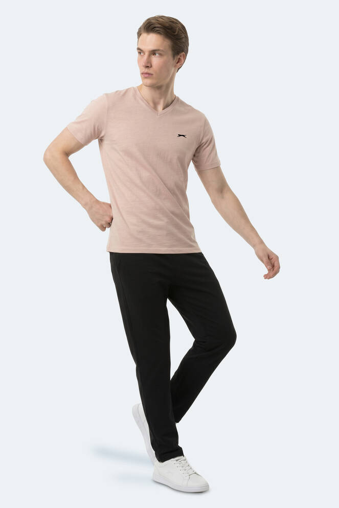 Slazenger RIVALDO T Erkek Taş Gri Tişört