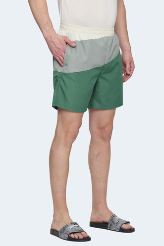 Slazenger ROHAN Erkek Yeşil / Sarı Mayo - Thumbnail