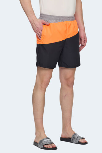 Slazenger ROHAN Men's Shorts Black - Orange - Thumbnail
