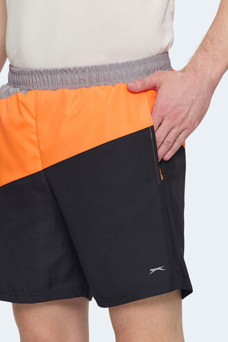 Slazenger ROHAN Men's Shorts Black - Orange - Thumbnail