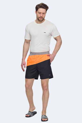 Slazenger ROHAN Men's Shorts Black - Orange - Thumbnail