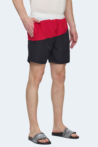 Slazenger ROHAN Men's Shorts Black - Red - Thumbnail