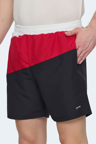 Slazenger ROHAN Men's Shorts Black - Red - Thumbnail