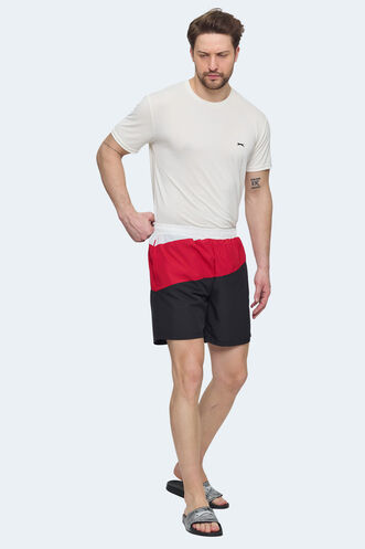 Slazenger ROHAN Men's Shorts Black - Red - Thumbnail