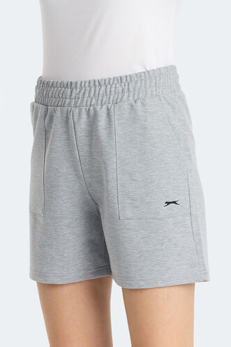 Slazenger ROKO INT Women's Shorts Grey - Thumbnail