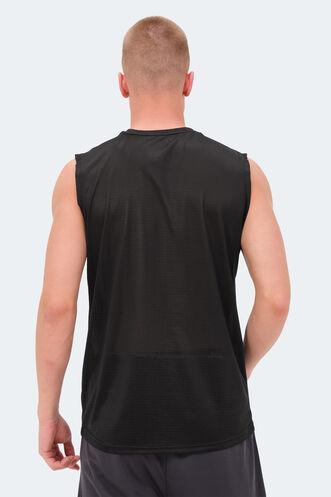 Slazenger ROM Men's T-Shirt Black - Thumbnail