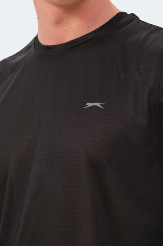 Slazenger ROM Men's T-Shirt Black - Thumbnail