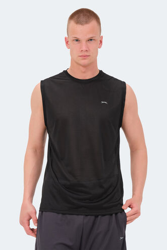 Slazenger ROM Men's T-Shirt Black - Thumbnail