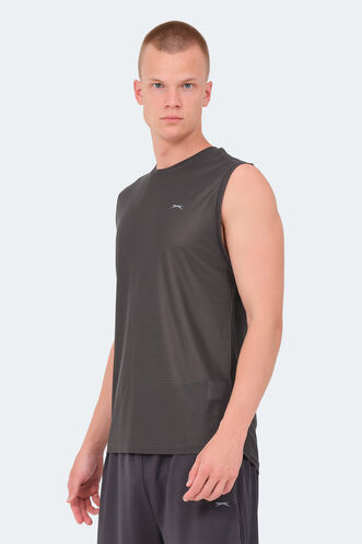 Slazenger ROM Men's T-Shirt Dark Gray - Thumbnail