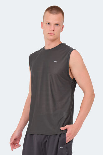 Slazenger ROM Men's T-Shirt Dark Gray - Thumbnail