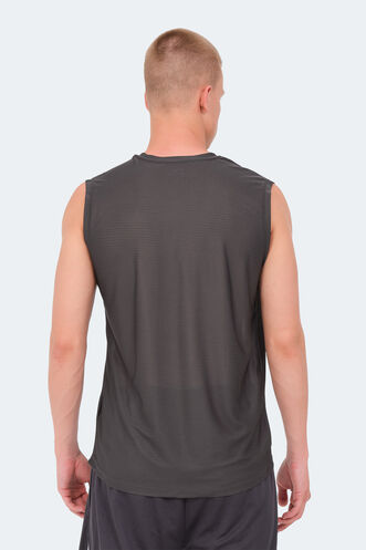 Slazenger ROM Men's T-Shirt Dark Gray - Thumbnail