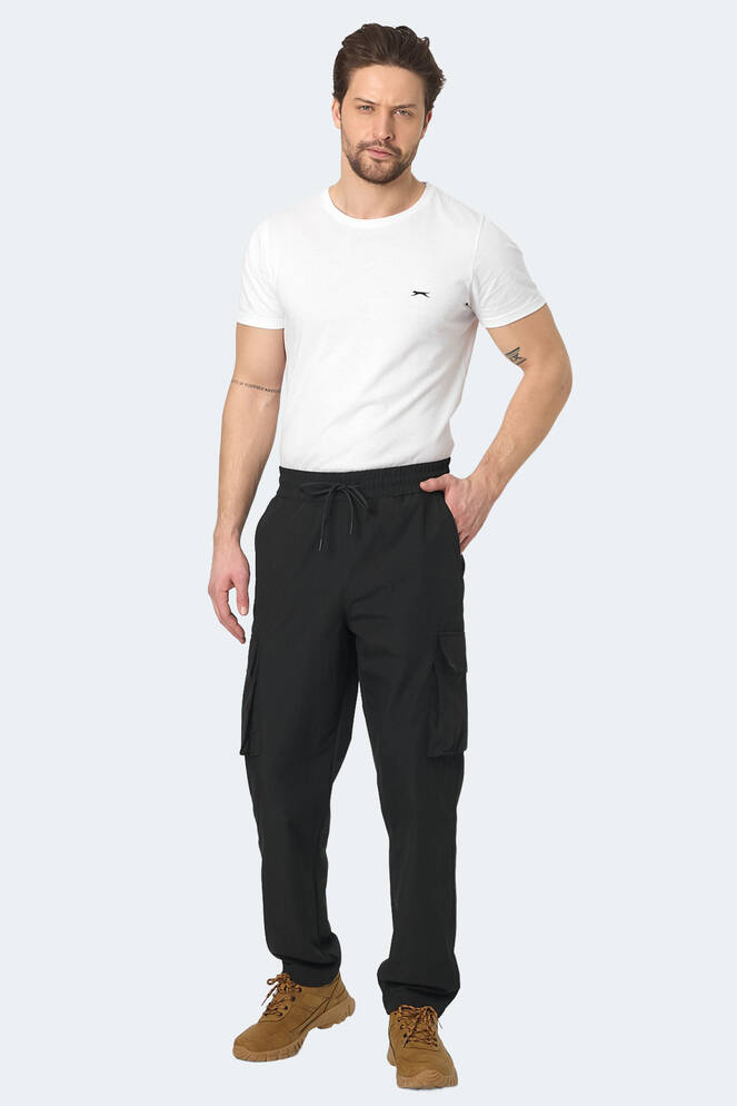 Slazenger RONDA Erkek Cepli Siyah Pantolon
