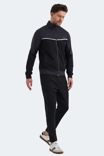 Slazenger RONNE Men's Tracksuit Dark Grey - Thumbnail