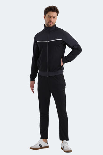 Slazenger RONNE Men's Tracksuit Dark Grey - Thumbnail