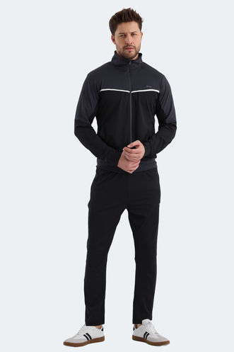 Slazenger RONNE Men's Tracksuit Dark Grey - Thumbnail