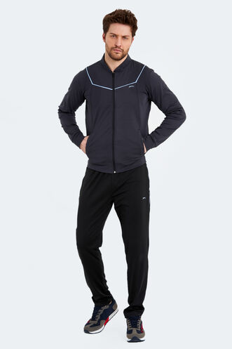 Slazenger - Slazenger ROOSEVELT Erkek Eşofman Takım Koyu Gri