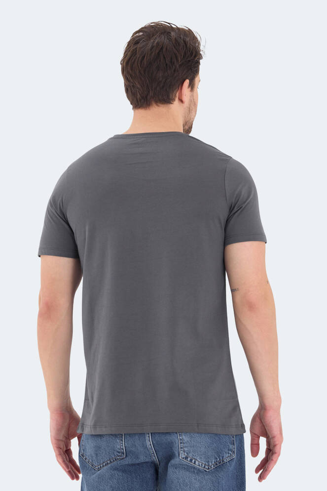 Slazenger ROSALVA Erkek Kısa Kollu T-Shirt Koyu Gri