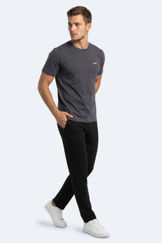 Slazenger ROSALVA IN Erkek Koyu Gri Tişört