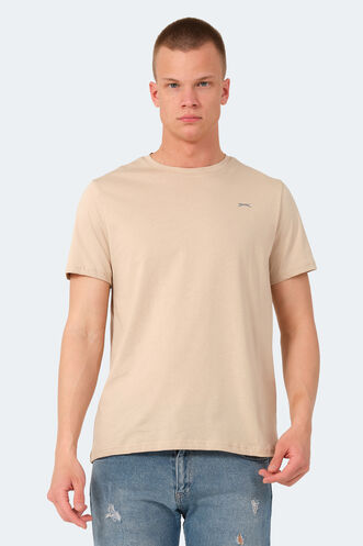 Slazenger - Slazenger ROSALVA Erkek Kısa Kollu T-Shirt Toprak