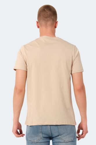 Slazenger ROSALVA Erkek Kısa Kollu T-Shirt Toprak - Thumbnail