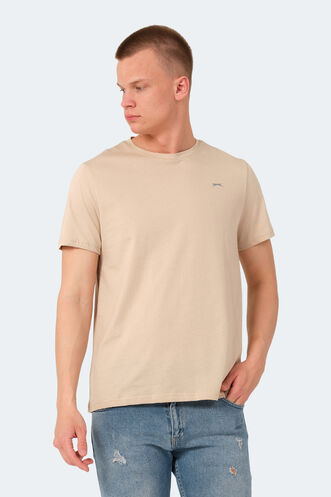 Slazenger ROSALVA Erkek Kısa Kollu T-Shirt Toprak - Thumbnail