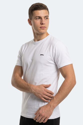 Slazenger ROSALVA IN Erkek Beyaz Tişört - Thumbnail