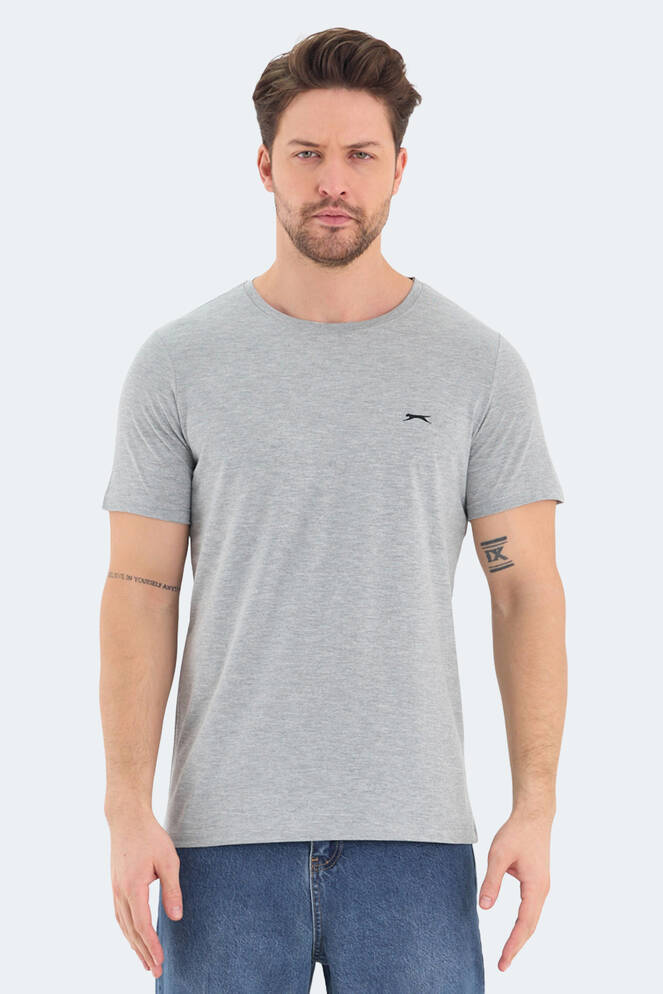 Slazenger ROSALVA Erkek Kısa Kollu T-Shirt Gri