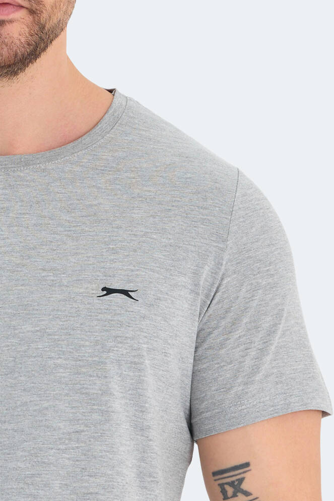 Slazenger ROSALVA Erkek Kısa Kollu T-Shirt Gri