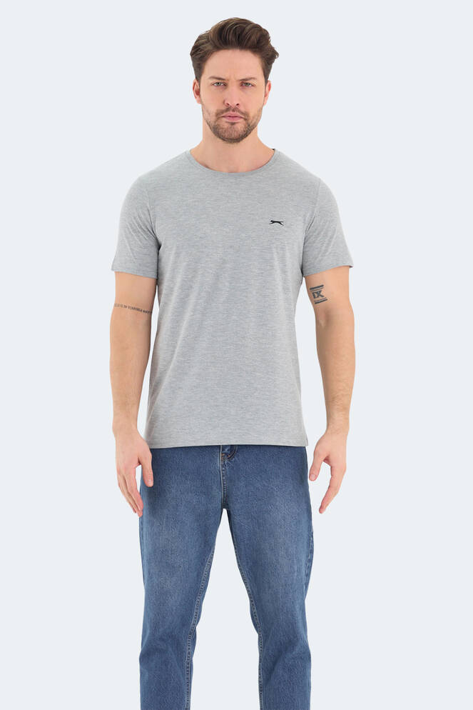 Slazenger ROSALVA Erkek Kısa Kollu T-Shirt Gri