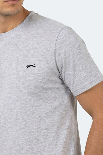 Slazenger ROSALVA IN Erkek Gri Tişört - Thumbnail