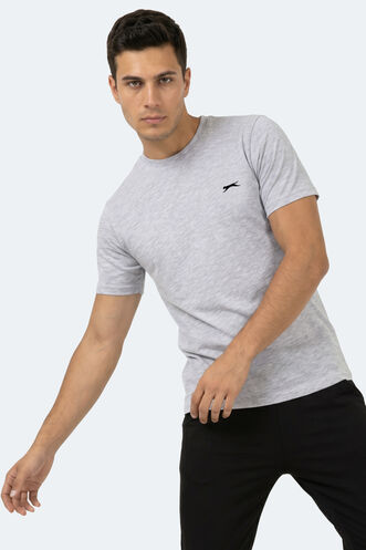 Slazenger ROSALVA IN Erkek Gri Tişört - Thumbnail