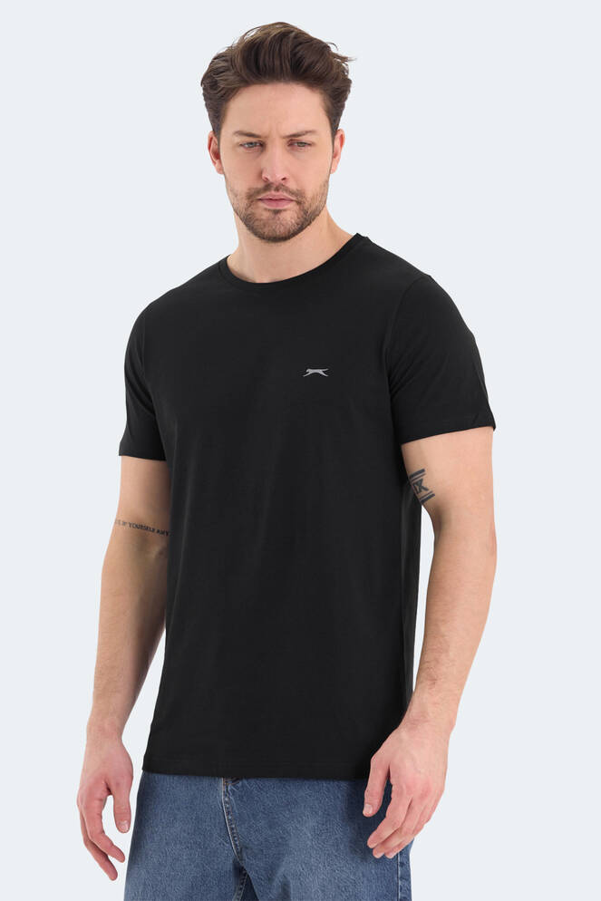 Slazenger ROSALVA Erkek Kısa Kollu T-Shirt Siyah
